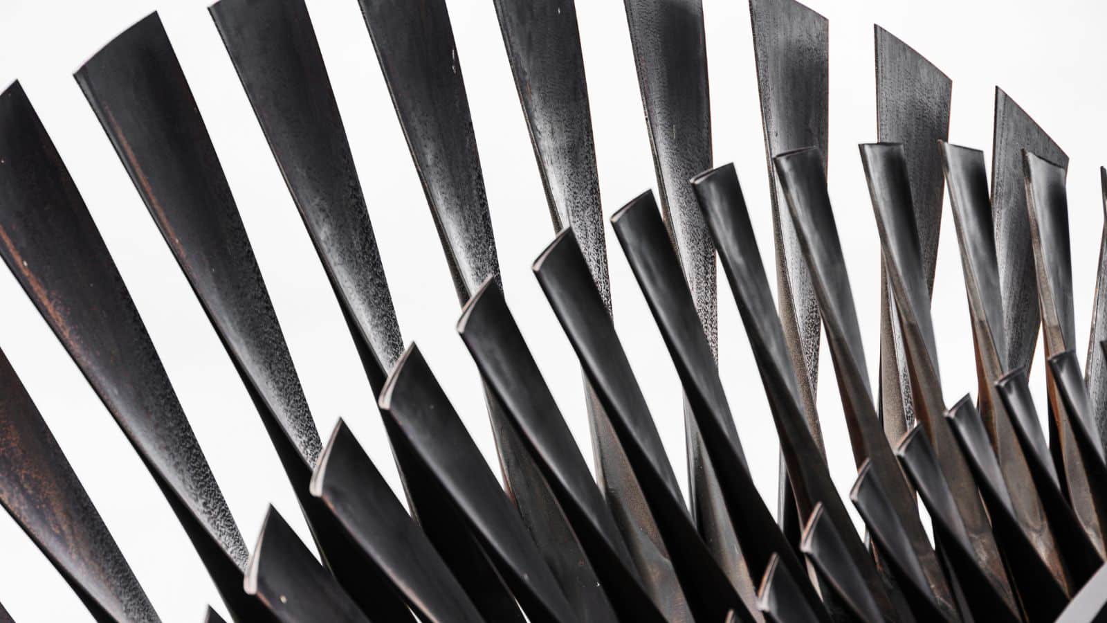 Close Up Turbine Blades Close Up Turbine Blades