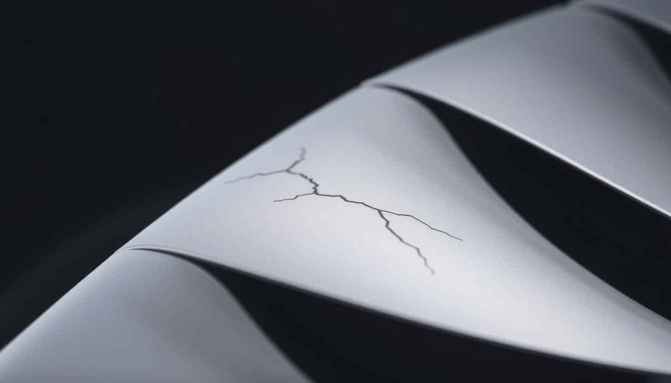 Signs Of Early Cracking In A Turbine Blade Signs Of Early Cracking In A Turbine Blade