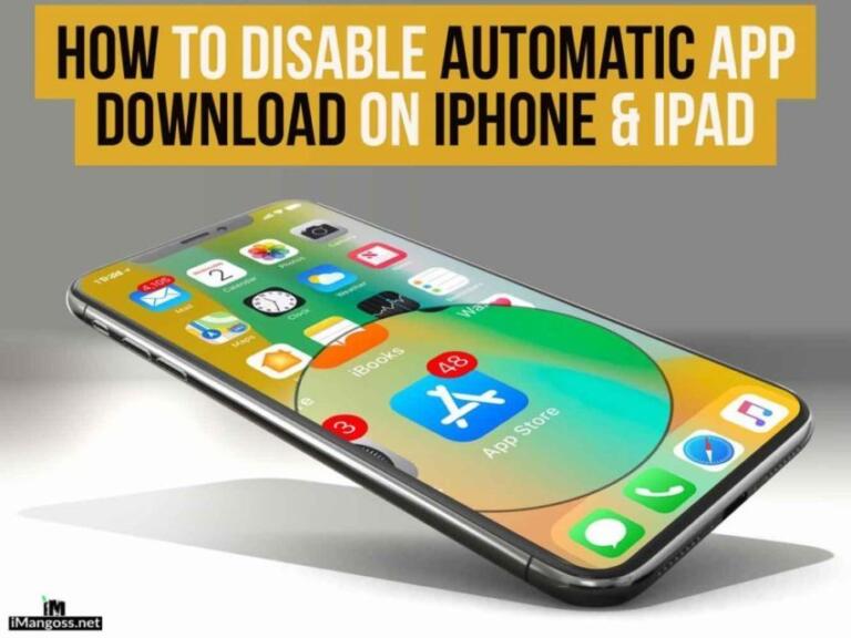 turn off automatic download iphone
