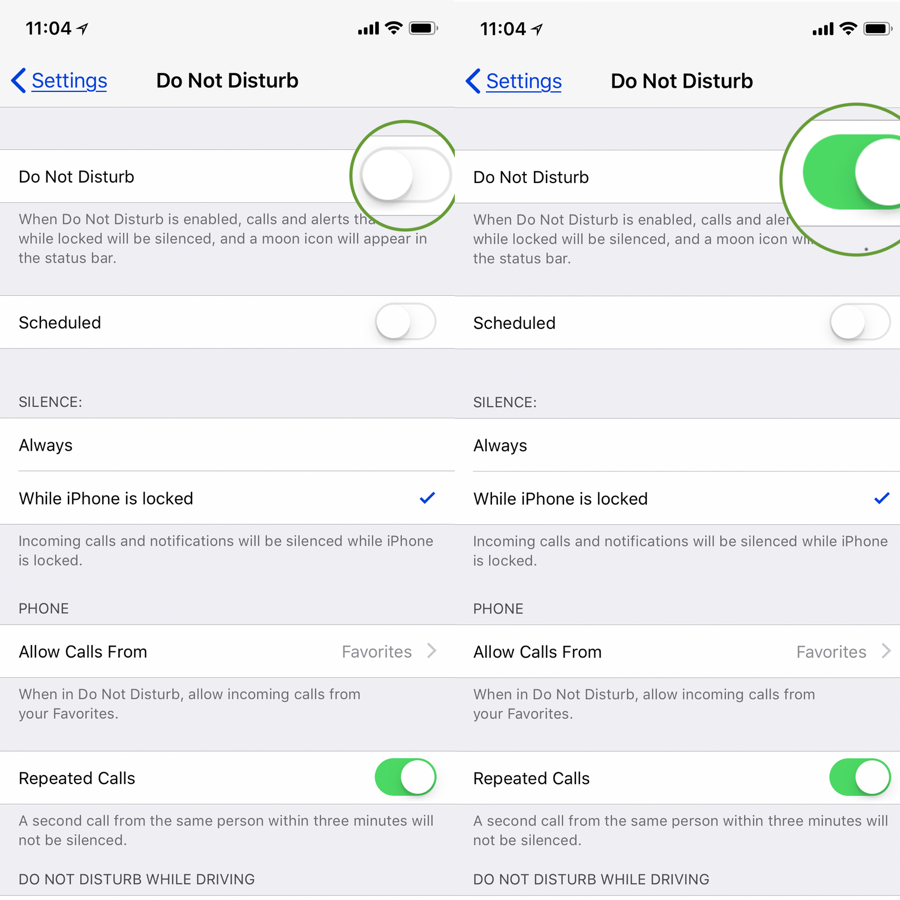 Enable-Do-Not-Disturb-in-iOS-12-on-iPhone