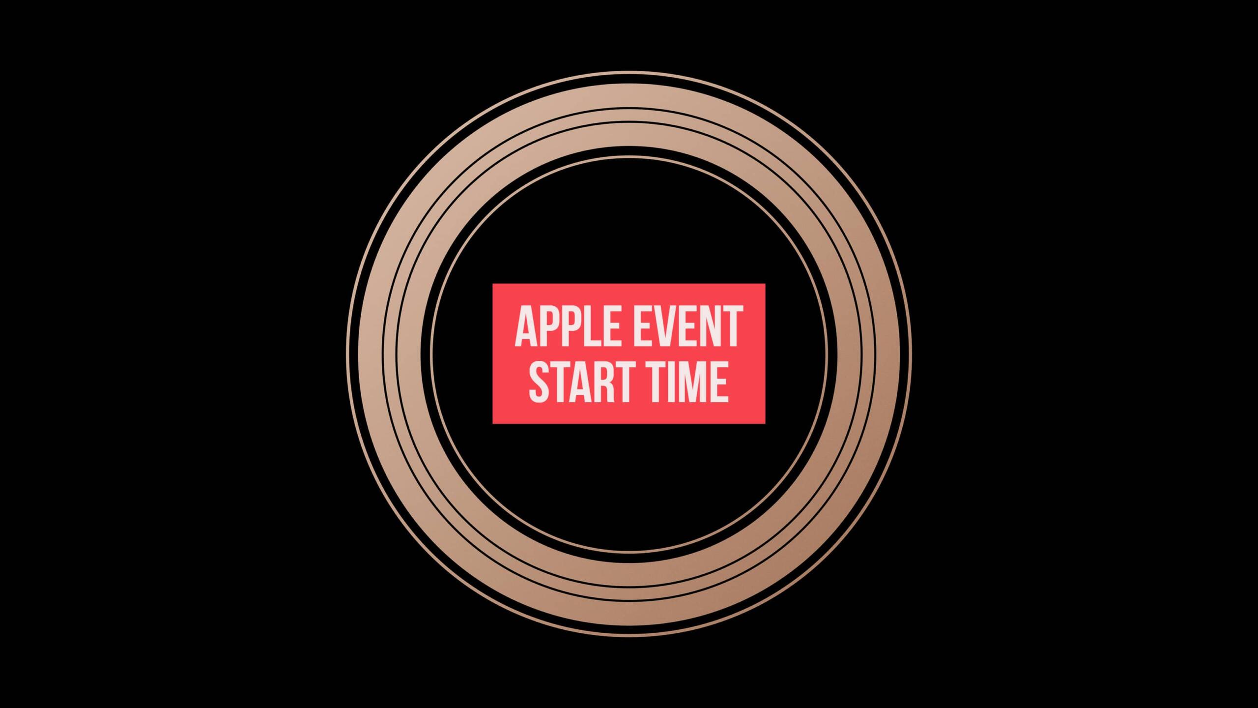 Apple event start time zone