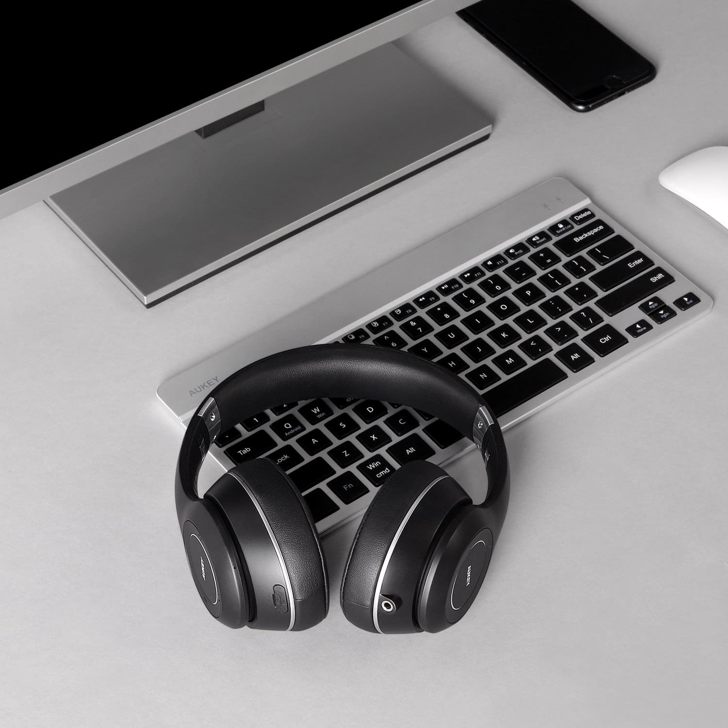 AUKEY Bluetooth Headphones, Foldable On-Ear Wireless Headphones
