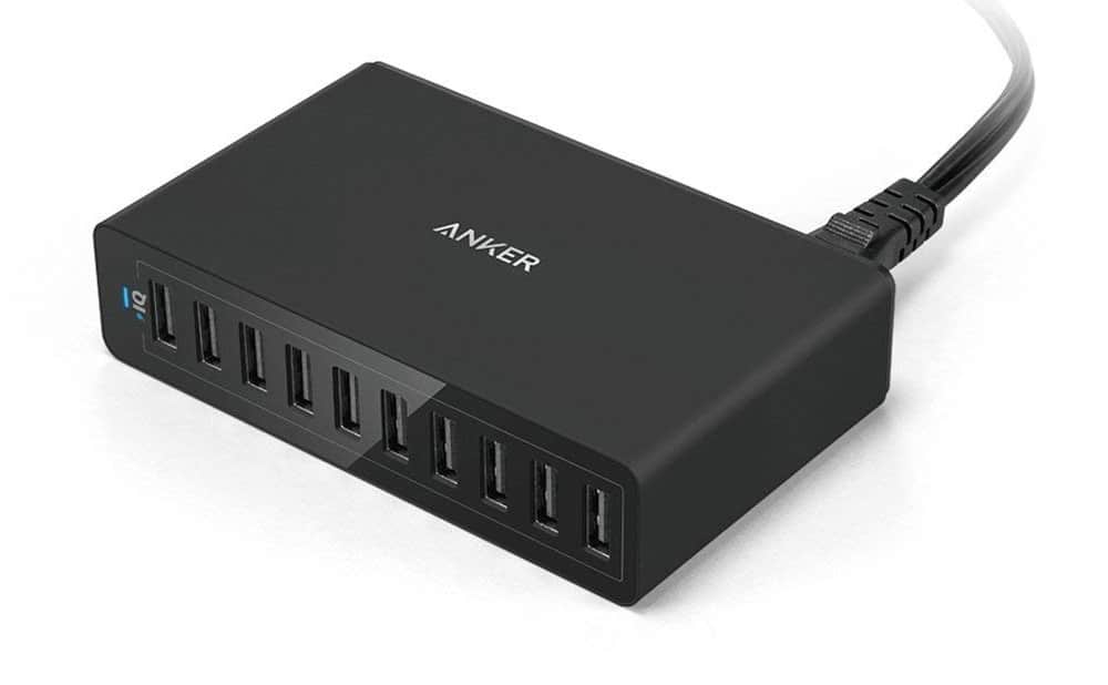 Anker 60W 10 port USB wall charger
