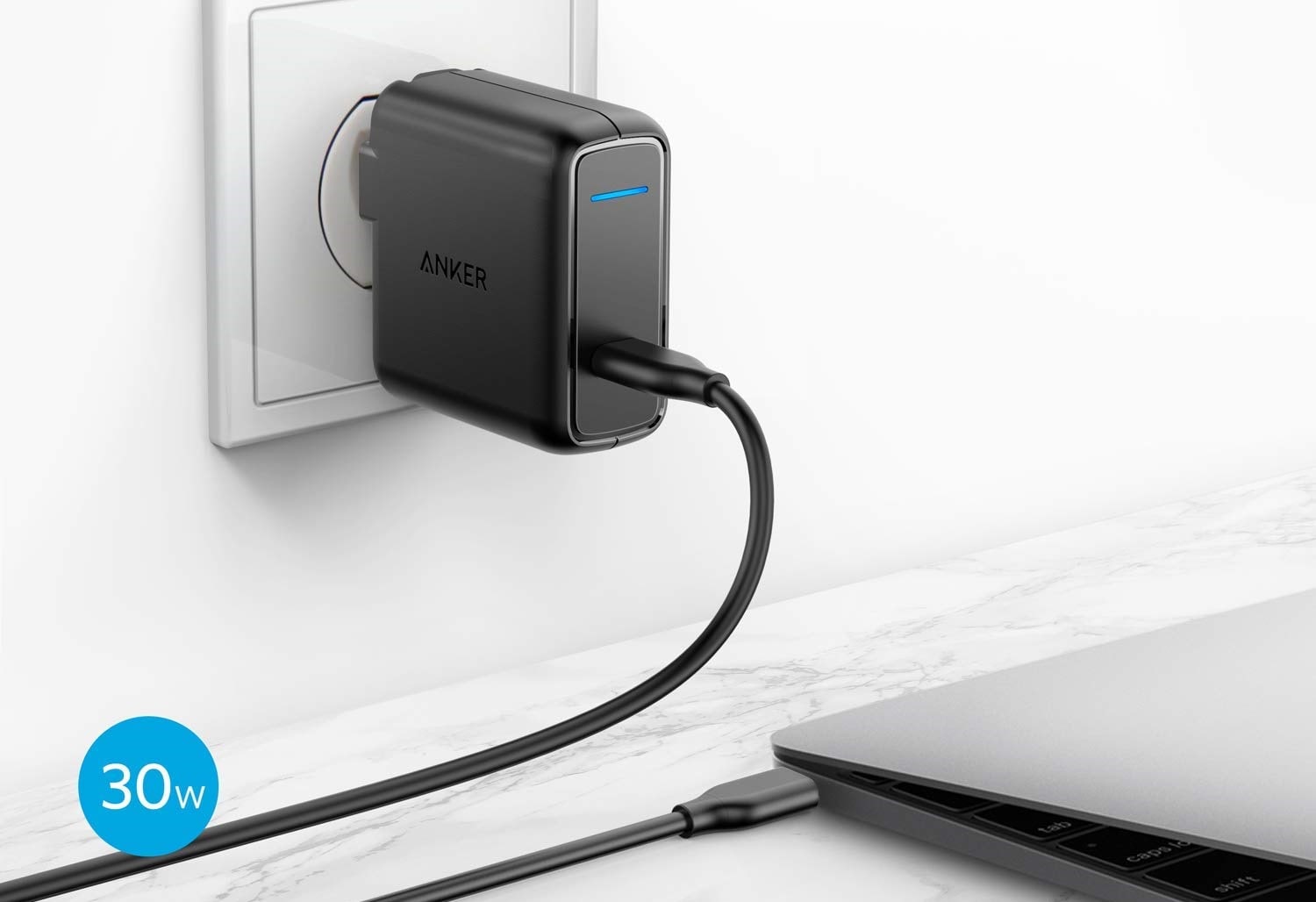 Anker USB C 30W PD wall charger-min