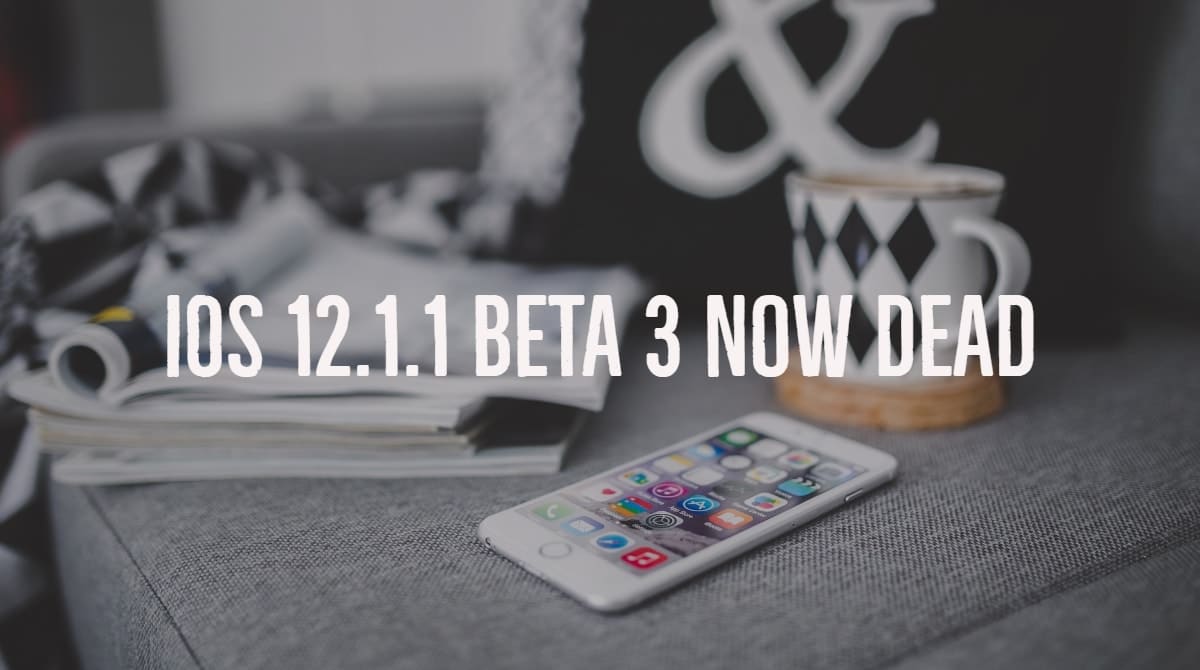 iOS 12.1.1 Beta 3 Not available downgrade
