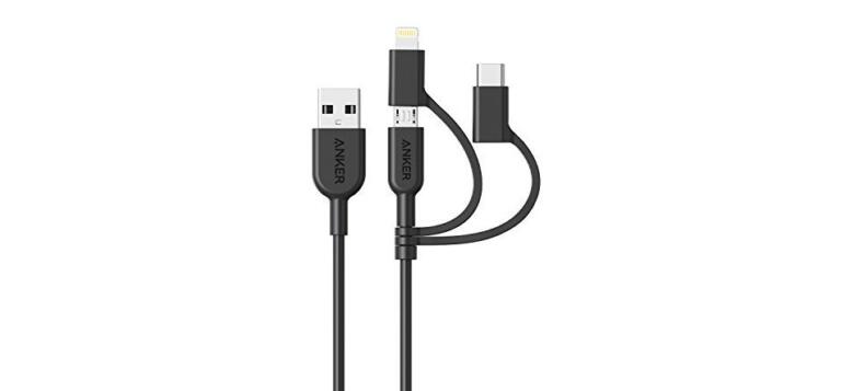 Anker PowerLine II 3 in 1 Cable