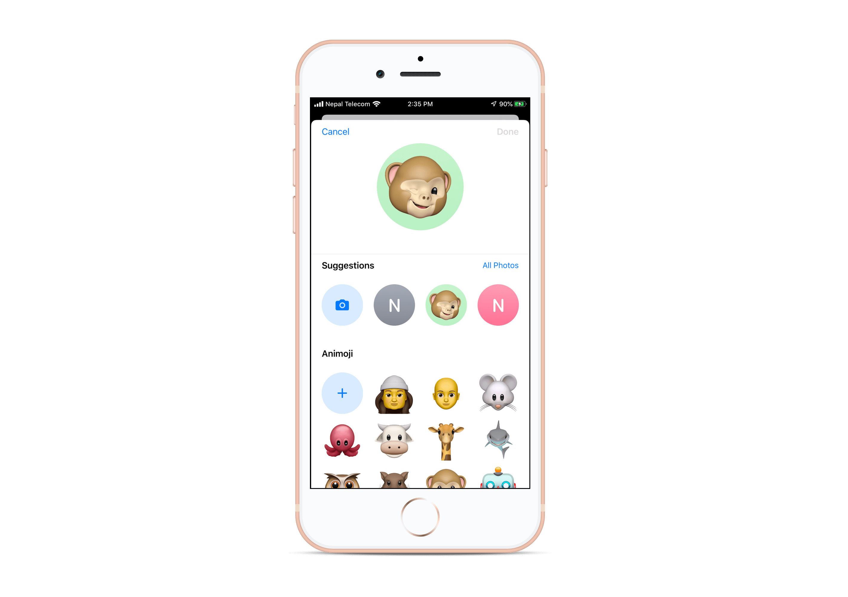 Customize iMessage Profile Picture in iOS 13